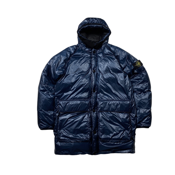 Stone Island Pertex Quantum Y Down Long Puffer - Large