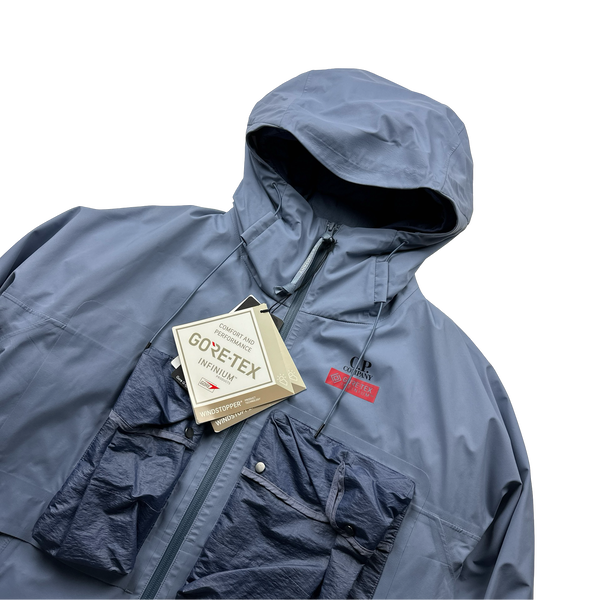 CP Company Lilac Goretex Infinium Waterproof Down Liner Jacket - Large
