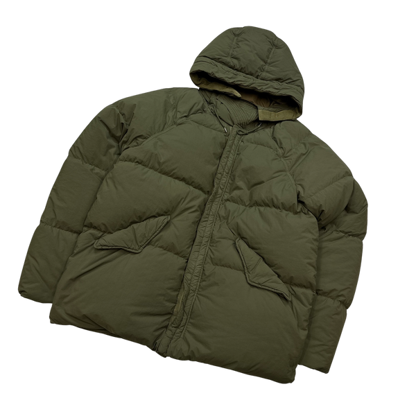 Ten C Khaki Artic Down Puffer Jacket - XXL