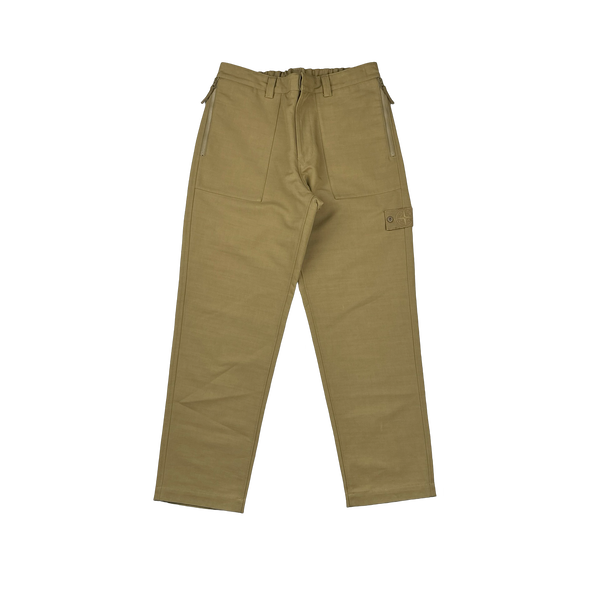 Stone Island 2023 Tan Ghost Piece Cotton Trousers - 32"