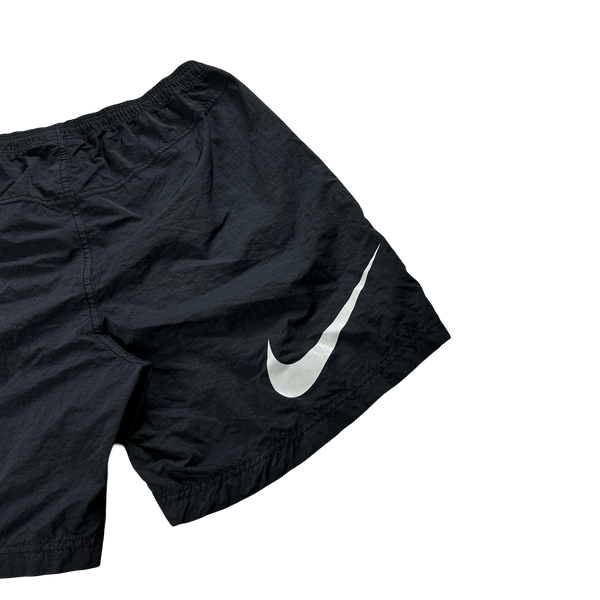 Nike X Stussy Black Nylon Shorts - Medium
