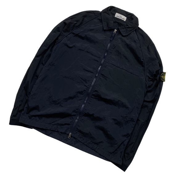 Stone Island 2022 Navy Nylon Metal Overshirt - Medium – Mat's Island