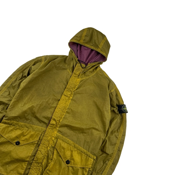 Stone Island 2010 Rare Hyperlight Nylon Reversible Green/Purple Jacket - Medium