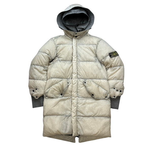 Stone Island 2009 Opaque Nylon Tela Down Jacket - Small