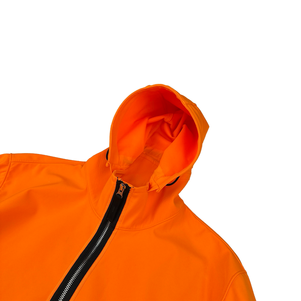 Stone Island 2019 Neon Orange Light Soft Shell R Jacket - XL