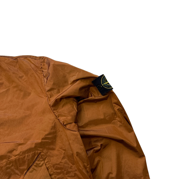 Stone Island 2008 Burnt Orange Nylon Metal Shimmer - Large