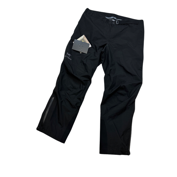 Arcteryx Black Gore Tex Ski Shell Trousers - XL