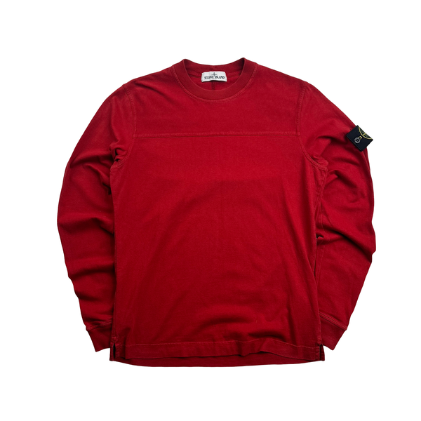 Stone Island 2013 Red Crew Neck Jumper - Medium