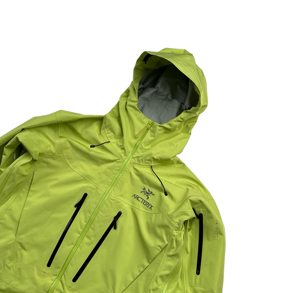 Arcteryx Alpha SV Neon Green Gore Tex Jacket - Small