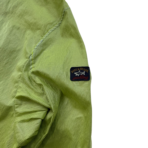 Paul & Shark Green Garment Dyed Parka Jacket - Large