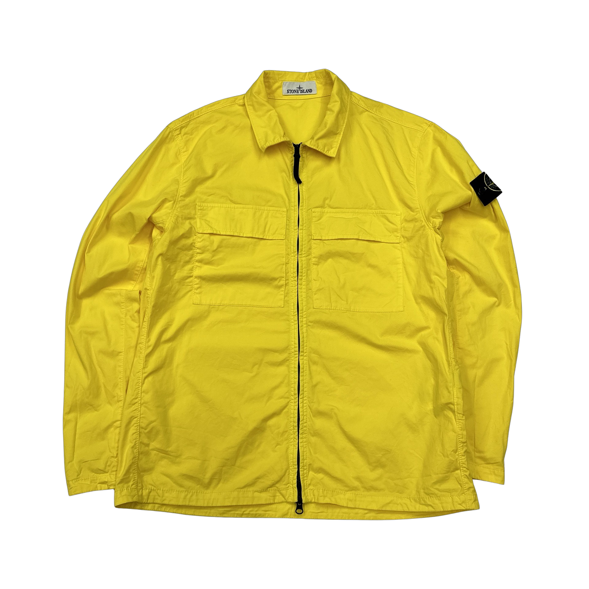 Stone island overshirt on sale mustard