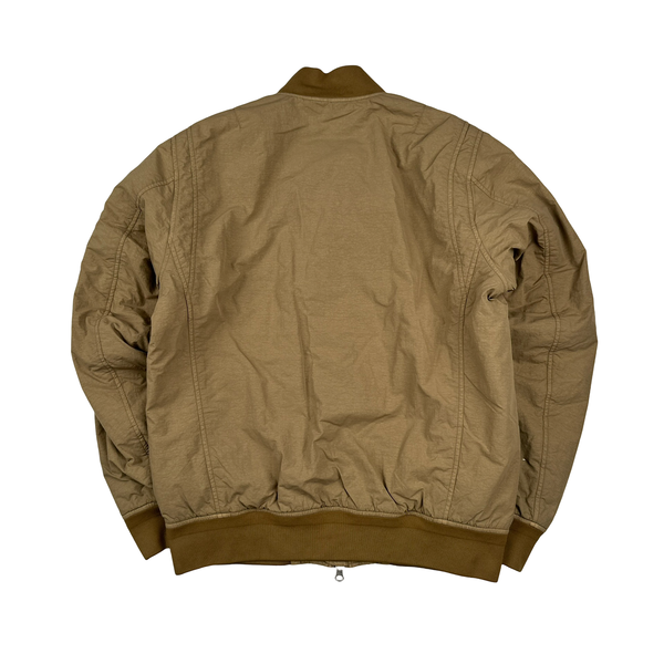 CP Company Brown Flatt Nylon Bomber Jacket - Medium