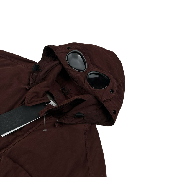 CP Company Burgundy 50 Gum Down Liner La Mille Jacket - Small