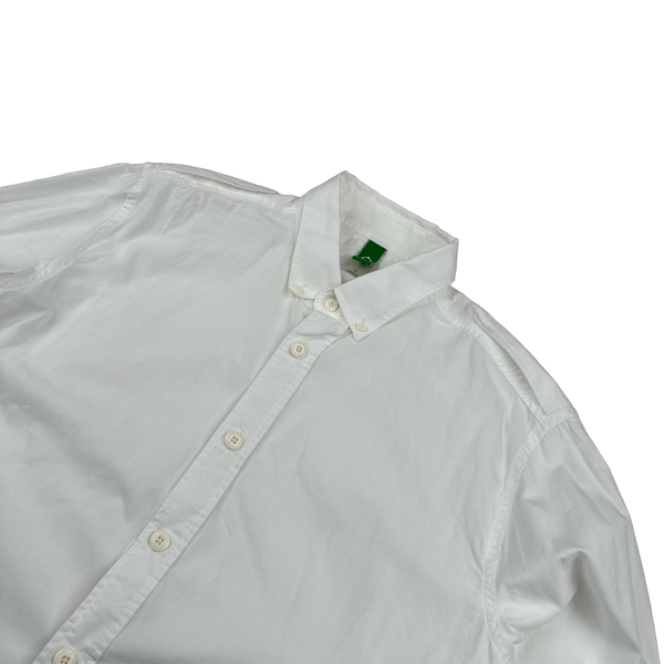 Ma Strum White Buttoned Overshirt - Large