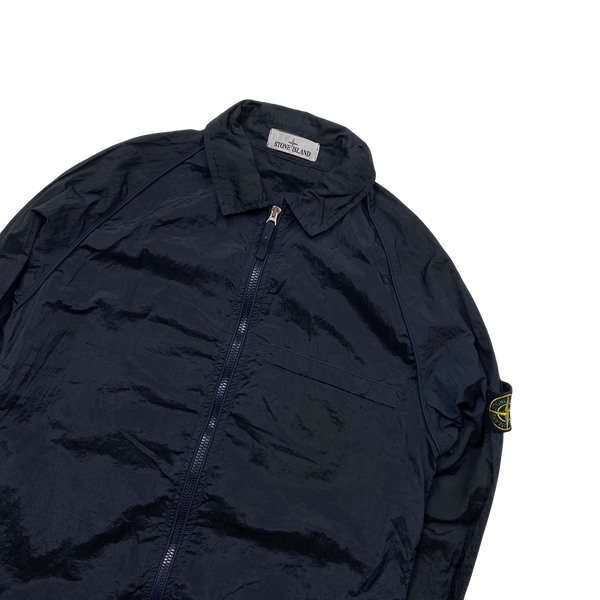 Stone Island 2022 Navy Nylon Metal Overshirt - Medium – Mat's Island