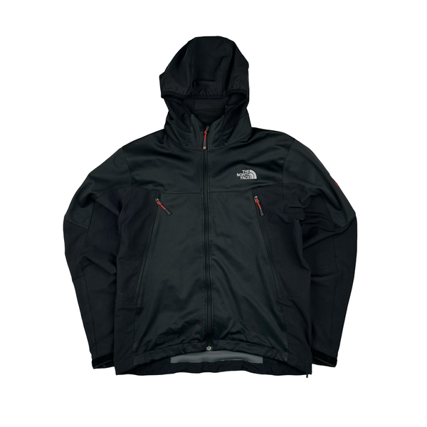 North Face Black Summit Series Soft Shell Jacket - Medium