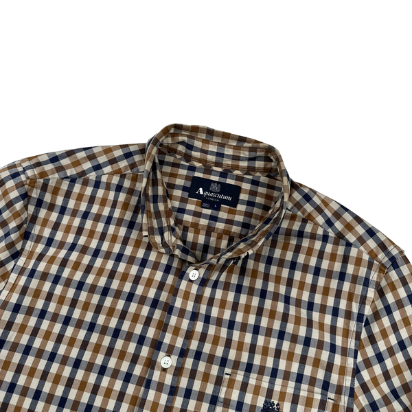 Aquascutum Checked Shirt - Large