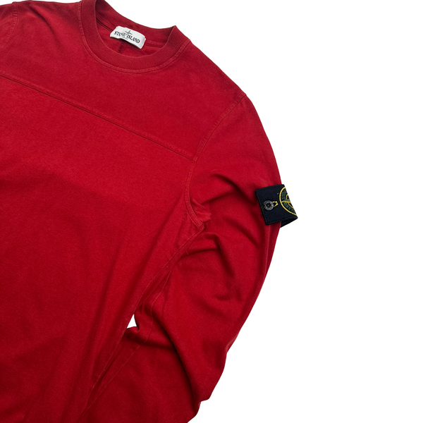 Stone Island 2013 Red Crew Neck Jumper - Medium