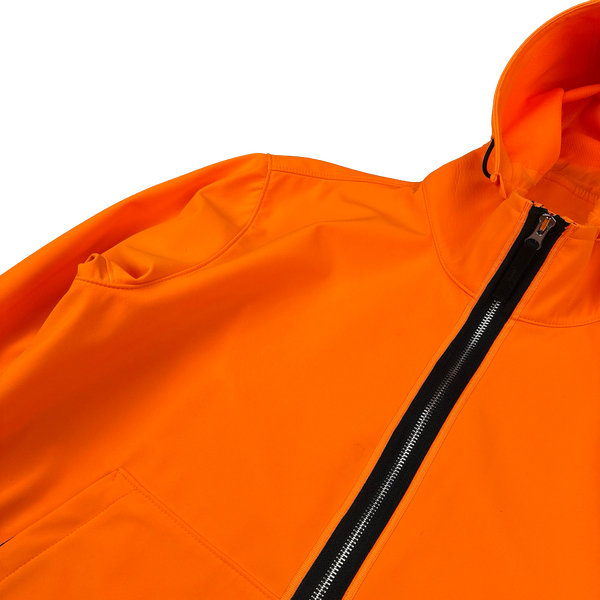 Stone Island 2019 Neon Orange Light Soft Shell R Jacket - XL