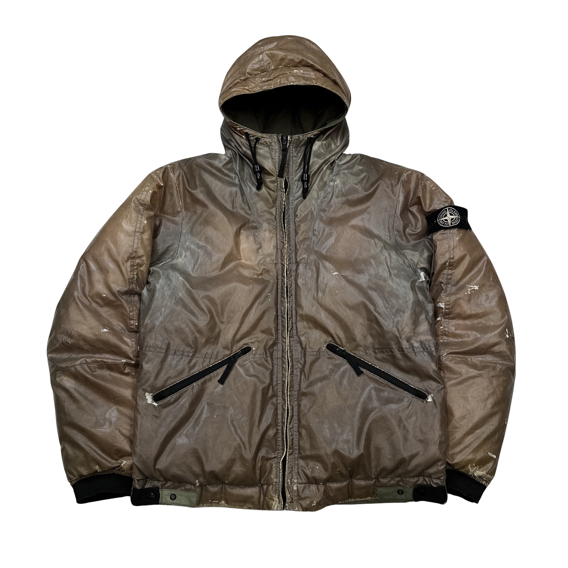 Stone Island 2010 Tan Ice Jacket Large Mat s Island