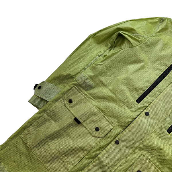 Paul & Shark Green Garment Dyed Parka Jacket - Large