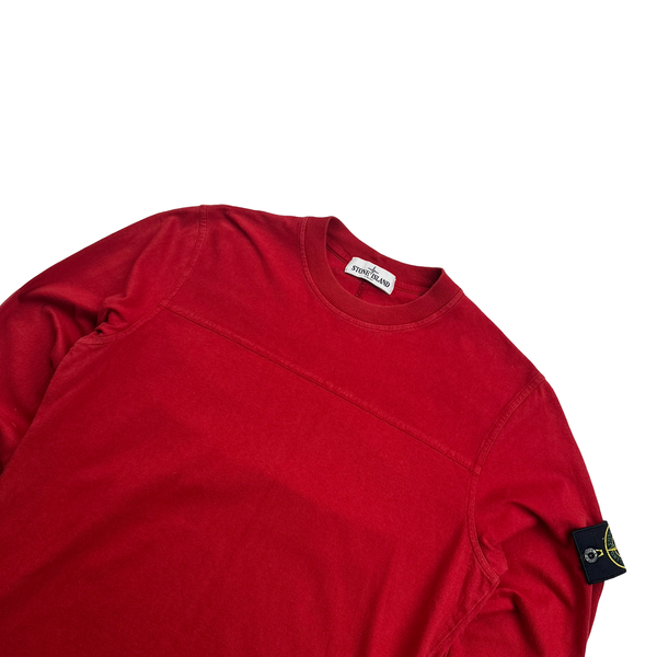 Stone Island 2013 Red Crew Neck Jumper - Medium