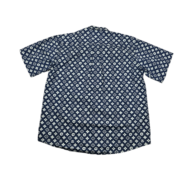 Stussy LV Monogram Record Buttoned Shirt - Large