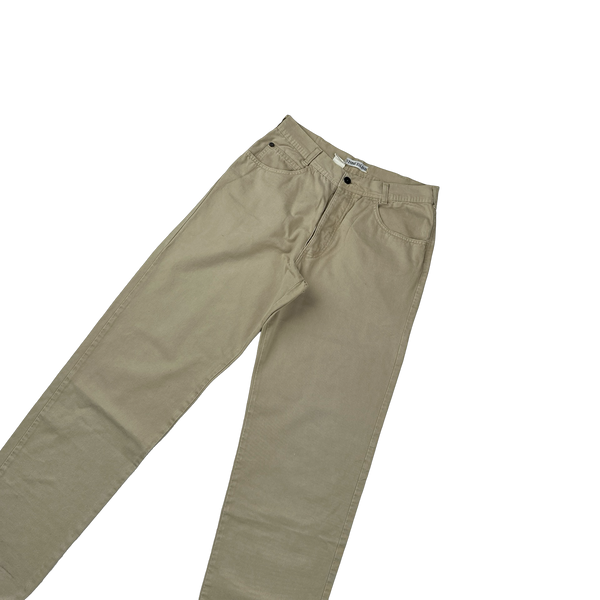 Stone Island 1994 Marina Tan Cotton Chino Trousers - 30"