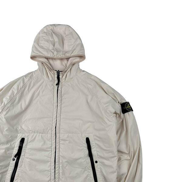 Stone Island 2022 Light Pink Comfort Tech Composite Reversible Polartec Jacket - XL