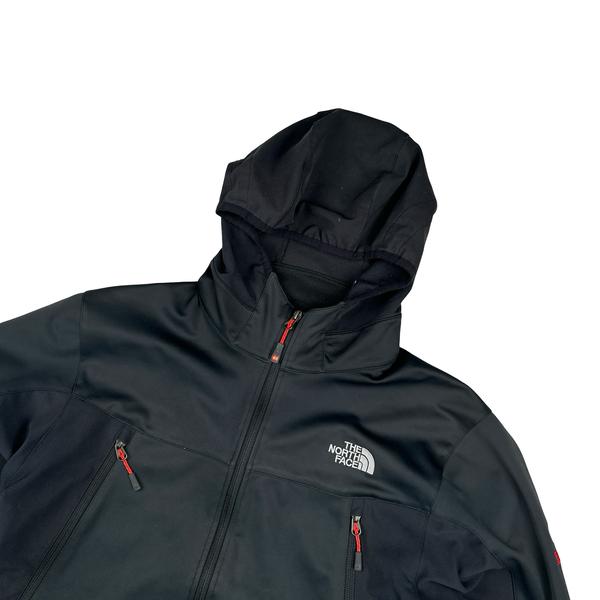 North Face Black Summit Series Soft Shell Jacket - Medium