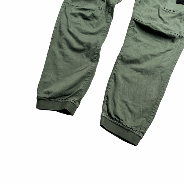 Stone Island 2021 Green RE T Cargo Trousers - Medium