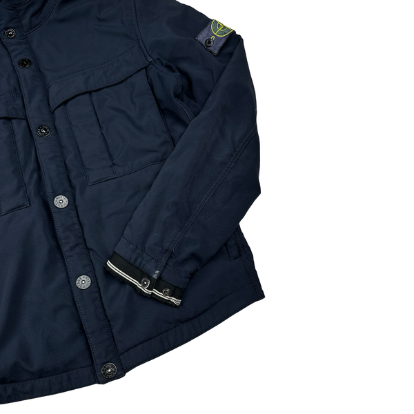 Stone Island 2013 Blue Soft Shell R Jacket - Small