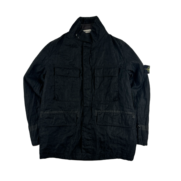 Stone Island Black Monofilament Duel Layer Mesh Jacket - Large