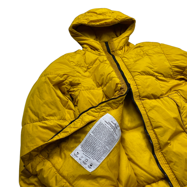 Stone island outlet yellow puffer