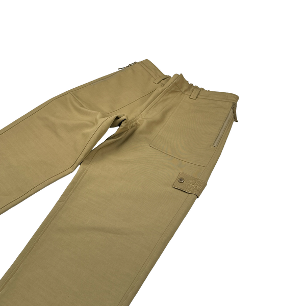 Stone Island 2023 Tan Ghost Piece Cotton Trousers - 32"