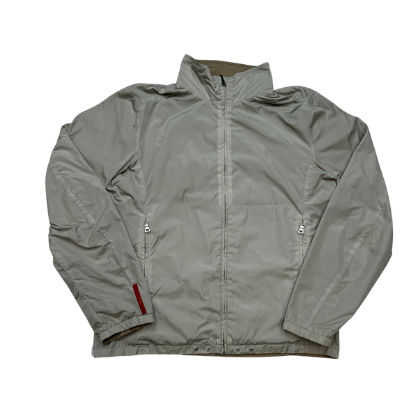 Prada Beige/Camel Reversible Jacket - Large