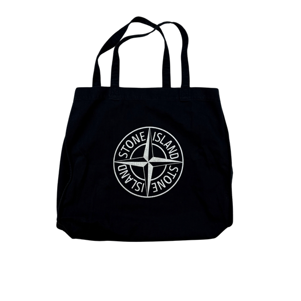 Stone Island 2015 Navy Canvas Tote Bag