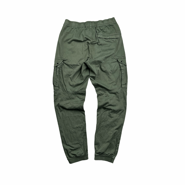 Stone Island 2021 Green RE T Cargo Trousers - Medium