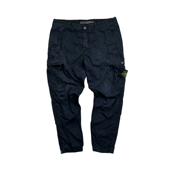 Stone Island 2015 Navy RE T Cargo Trousers - Medium