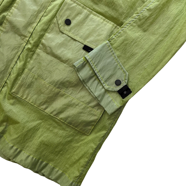 Paul & Shark Green Garment Dyed Parka Jacket - Large