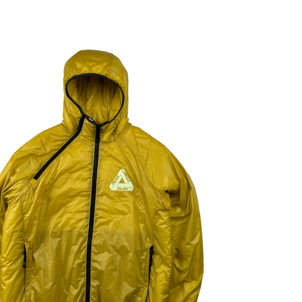 Palace Yellow Spellout Pertex Quantum Jacket - Medium