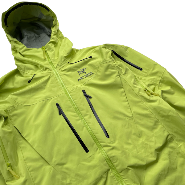 Arcteryx Alpha SV Neon Green Gore Tex Jacket - Small