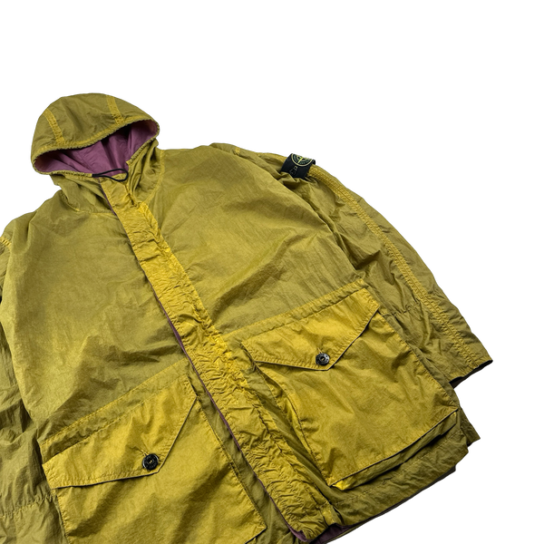 Stone Island 2010 Rare Hyperlight Nylon Reversible Green/Purple Jacket - Medium