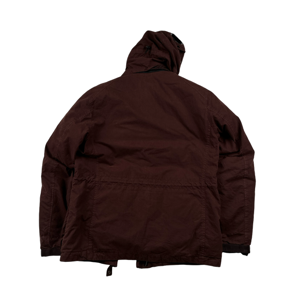 CP Company Burgundy 50 Gum Down Liner La Mille Jacket - Small