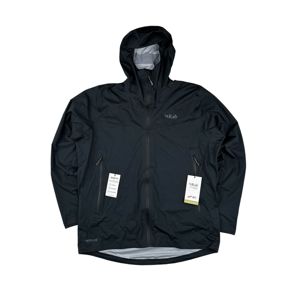 RAB Black Profile Zipped Lightweight Kinetic Jacket - XL