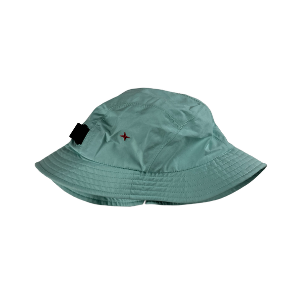 Stone Island 2021 Mint Jacquard Marina 3L Bucket Hat - Large