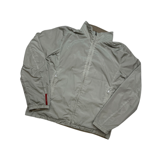 Prada Beige/Camel Reversible Jacket - Large