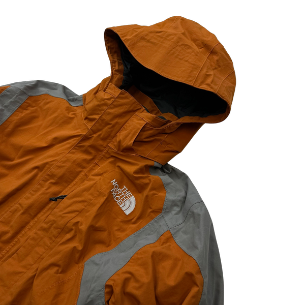 North Face 3 In 1 Orange Dual Layer Hyvent Jacket - Small