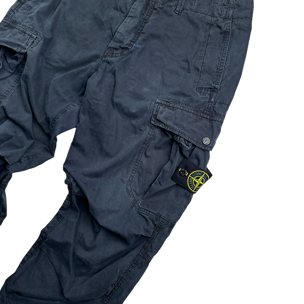 Stone Island 2015 Navy RE T Cargo Trousers - Medium