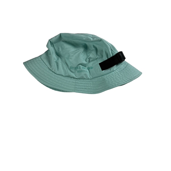 Stone Island 2021 Mint Jacquard Marina 3L Bucket Hat - Large